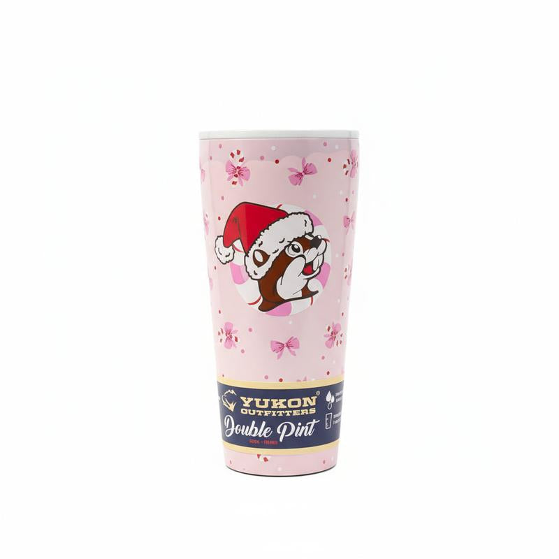 Buc-Ee'S Pink Candy Cane Christmas Tumbler