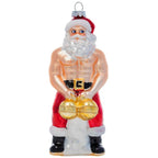 Cheeky Ornaments - Handcrafted Glass Holiday Decorations, Funny & Bold, Lightweight, Perfect for Gag Gifts & Office Parties, 5-7 Inches, under 1 Pound, Unique Holiday Gift
