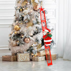 2024 Musical Santa Claus Doll Climbing Ladder - Festive Christmas Tree Ornament & Perfect Kids Gift for the Holidays!