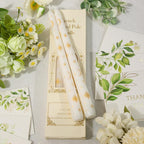 2 Pack Christmas Taper Candles 10 Inch Unscented Candlesticks with Holiday Icons for Table Decor Mixed Candle Warmer Lamp Classic Design Long Lasting Burn - Ornaments