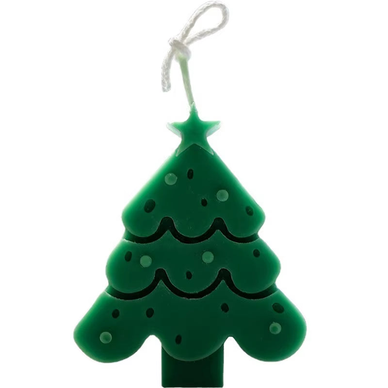 Festive Gingerbread Man & Elk Candle Mold - DIY Aromatherapy Crafts for Unique Christmas Gifts