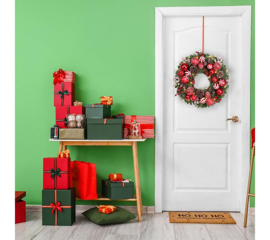 Haute Decor 26" Prelit Holiday Times Wreath